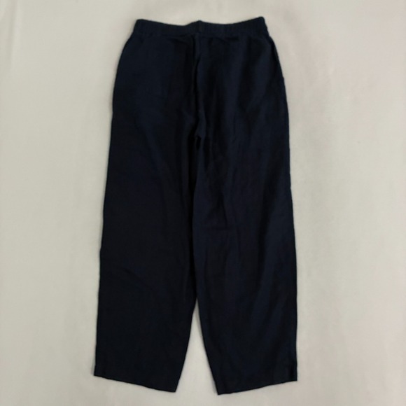 Quince European Linen Ankle Pants Womens Size S Cropped Pull On Elastic Waist - Picture 3 of 7